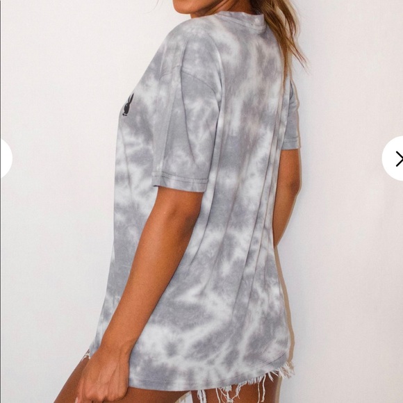 🔄 Playboy Charcoal Oversized T-Shirt - Picture 4 of 5